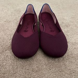 Rothy’s Fig Python Flats, size 8